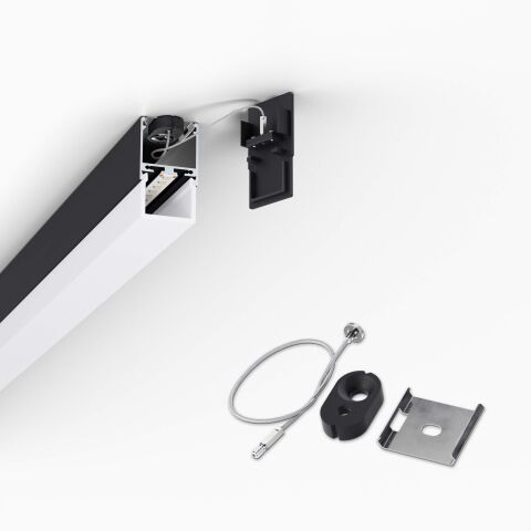 Produktbild vom Montageclips aus Edelstahl für das LED Alu Profil BASIC und APNT