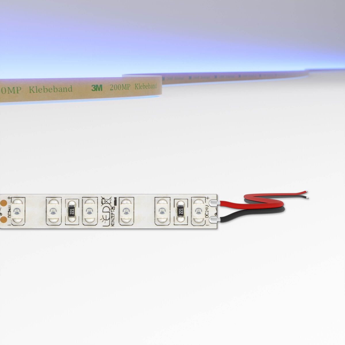 LED Streifen, LED Strip blau 12V 48W, 2m, Litze, 27,60 €