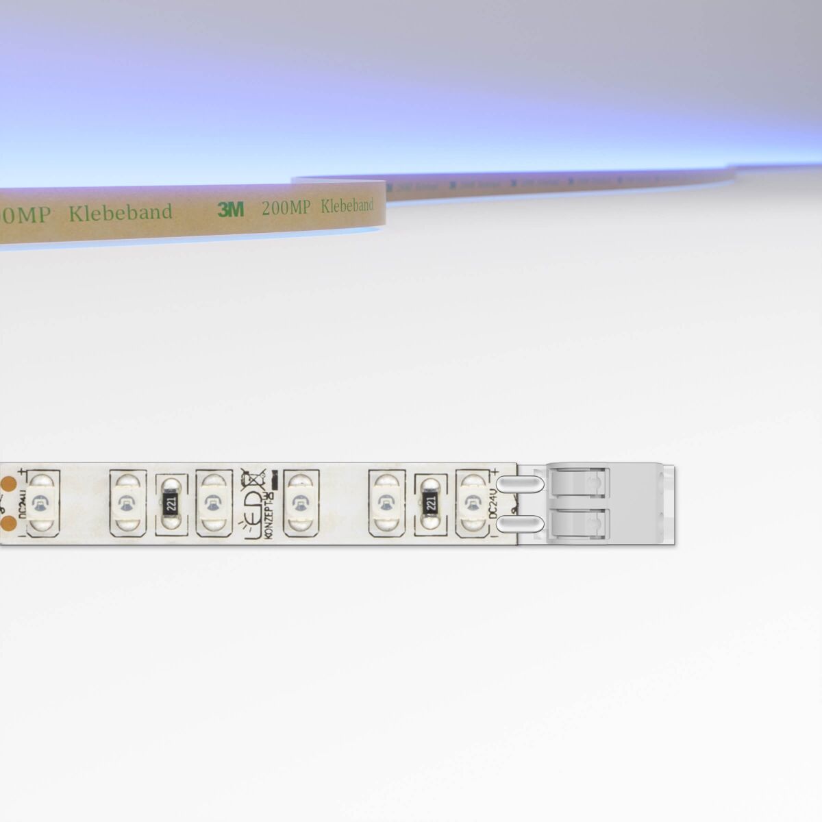 LED Streifen, LED Strip blau 12V 48W, 5m, Klemmsys, 70,90 €