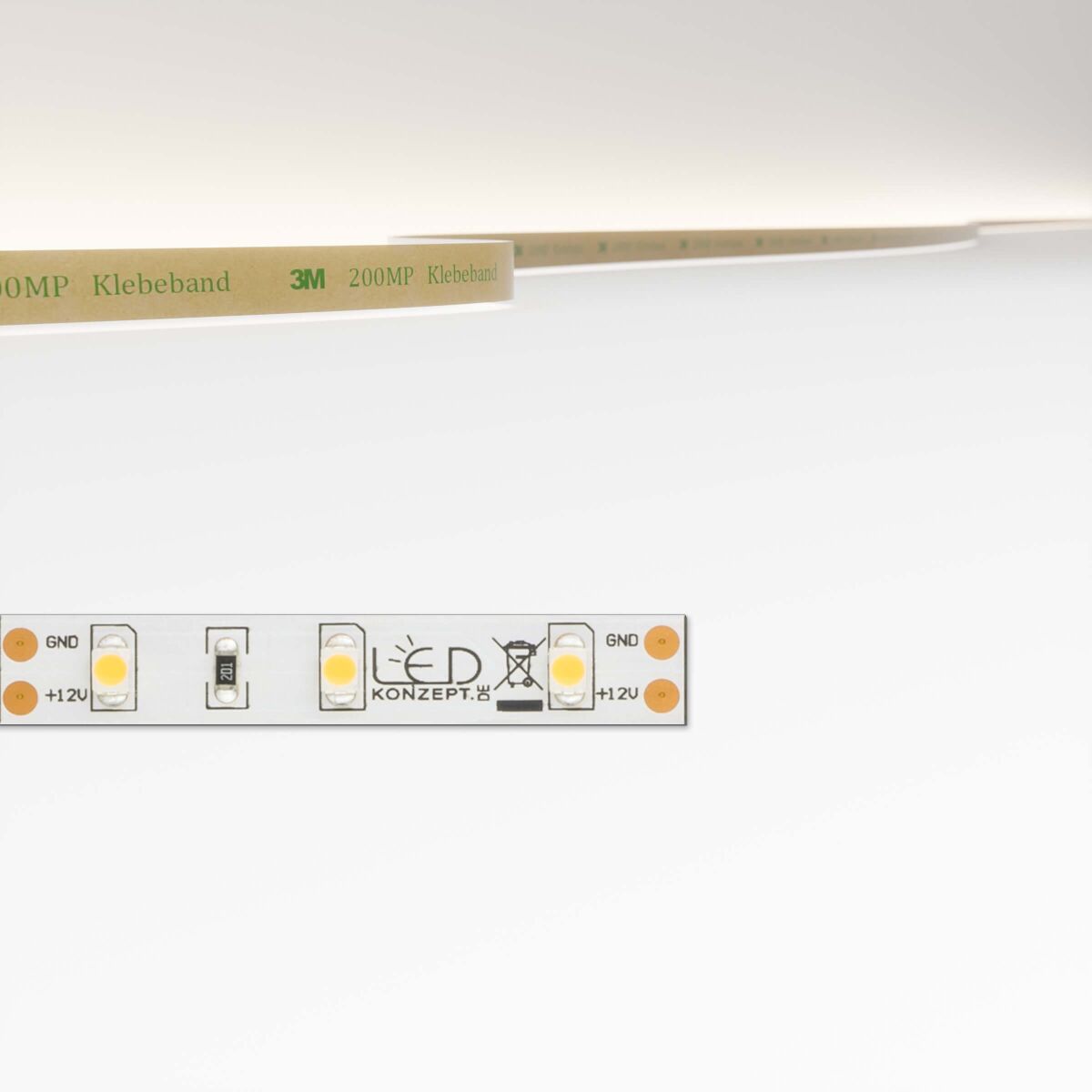 LED Streifen, neutralweiß, 12V 24W 4500K, 3m, 23,40 €