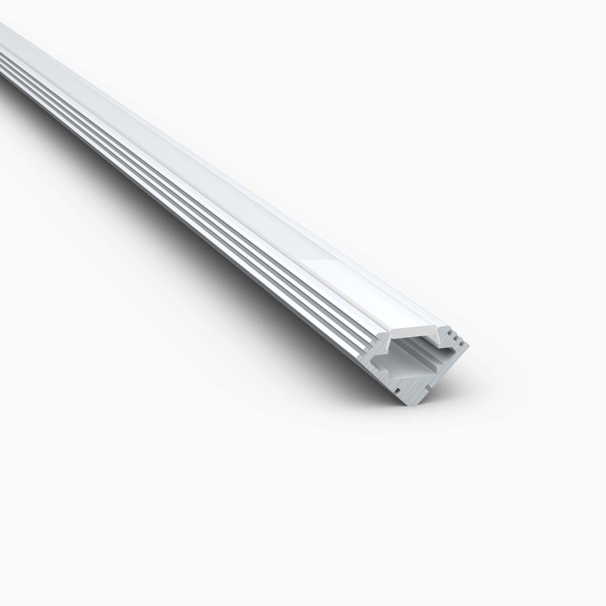 massives LED Winkelprofil mit opaler Abdeckung, 10, 12,70 €