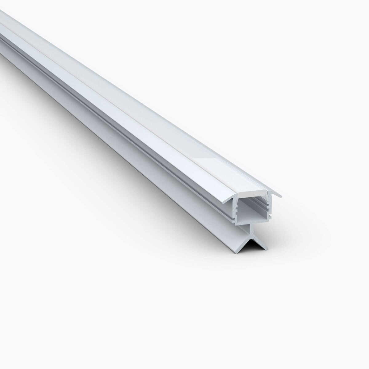 LED Alu Profil POR eloxiert, 200cm inkl. Abdeckung, 32,00 €