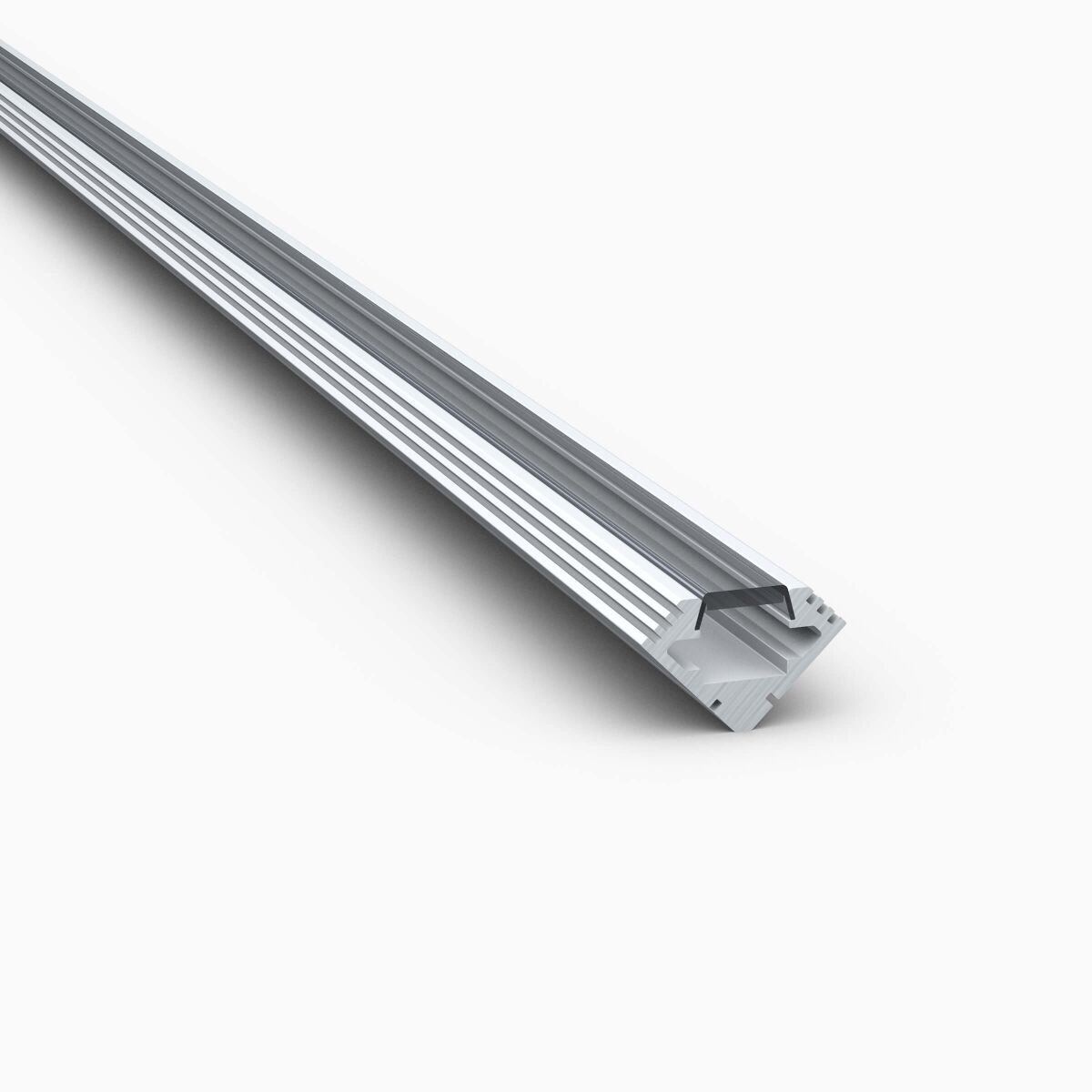 250cm langes LED Eckprofil mit klarer Abdeckung, 2, 31,75 €