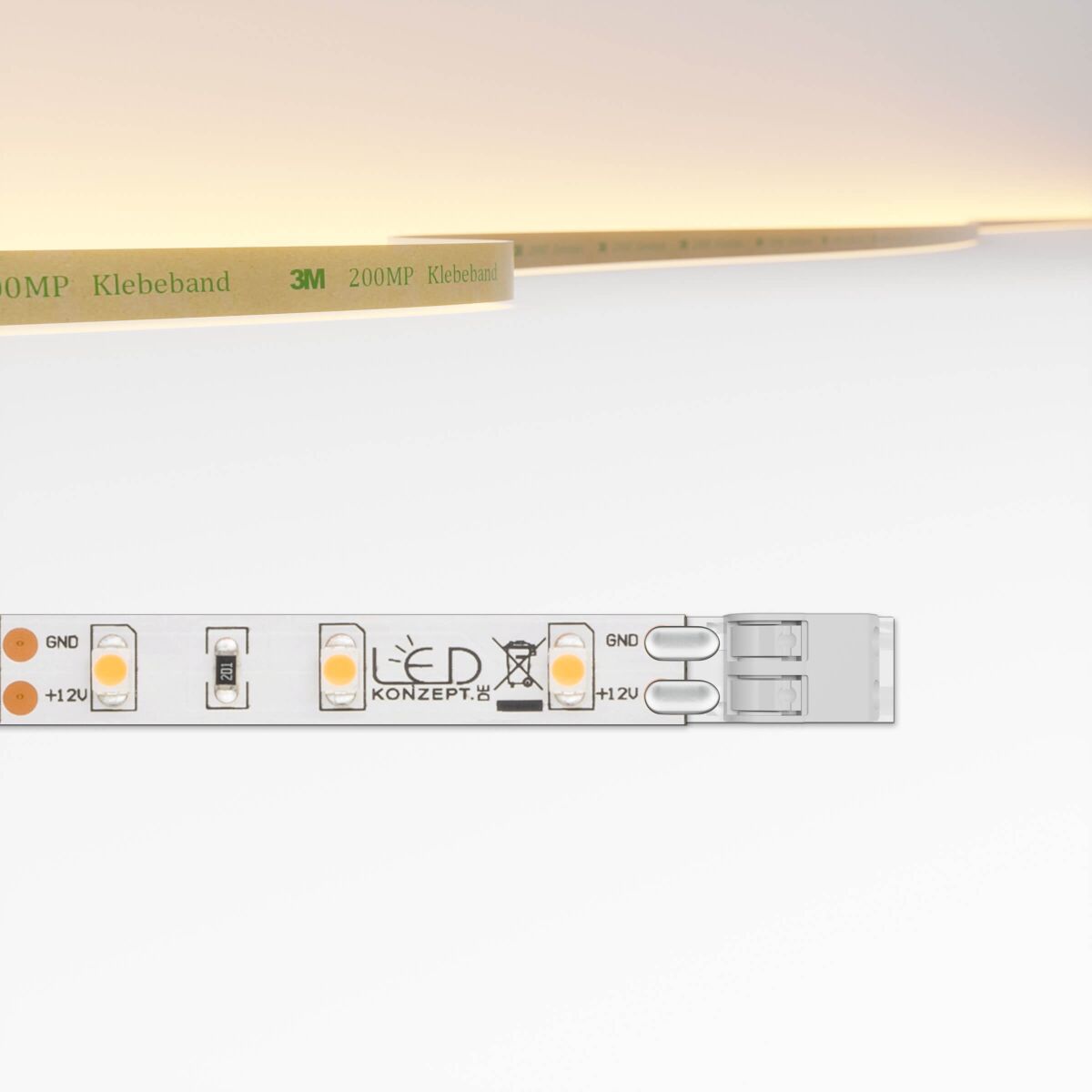 LED Streifen mit warmweißen 2700K für Wohnraum, 20, 19,50 €