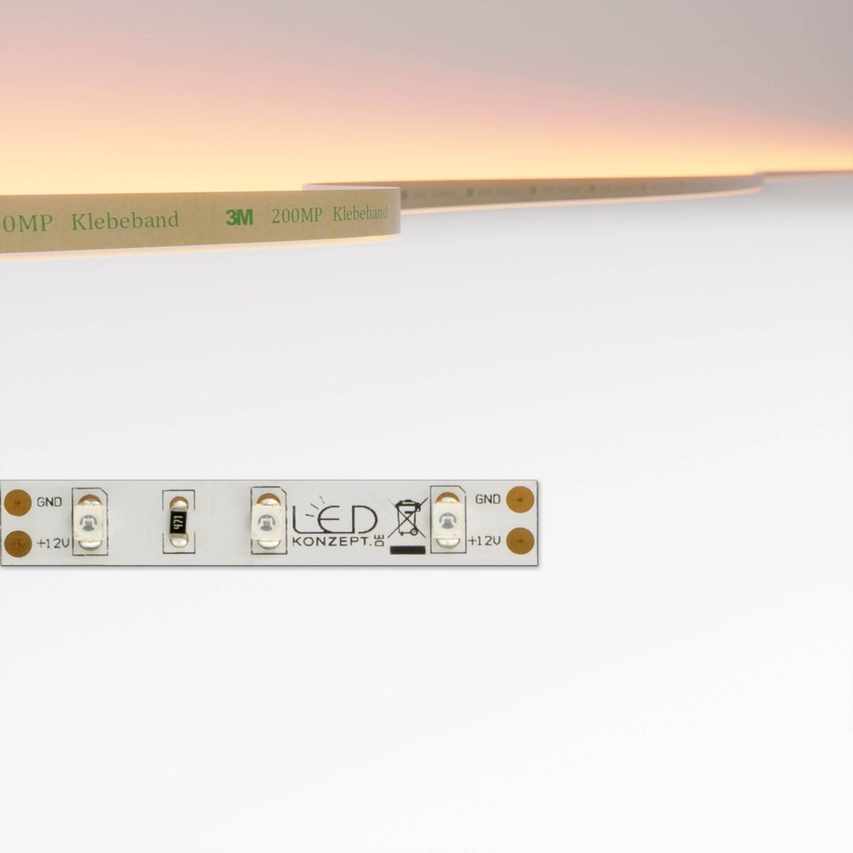 LED Streifen, LED Strip, gelb 12V 24W, 3,5m, 27,30 €