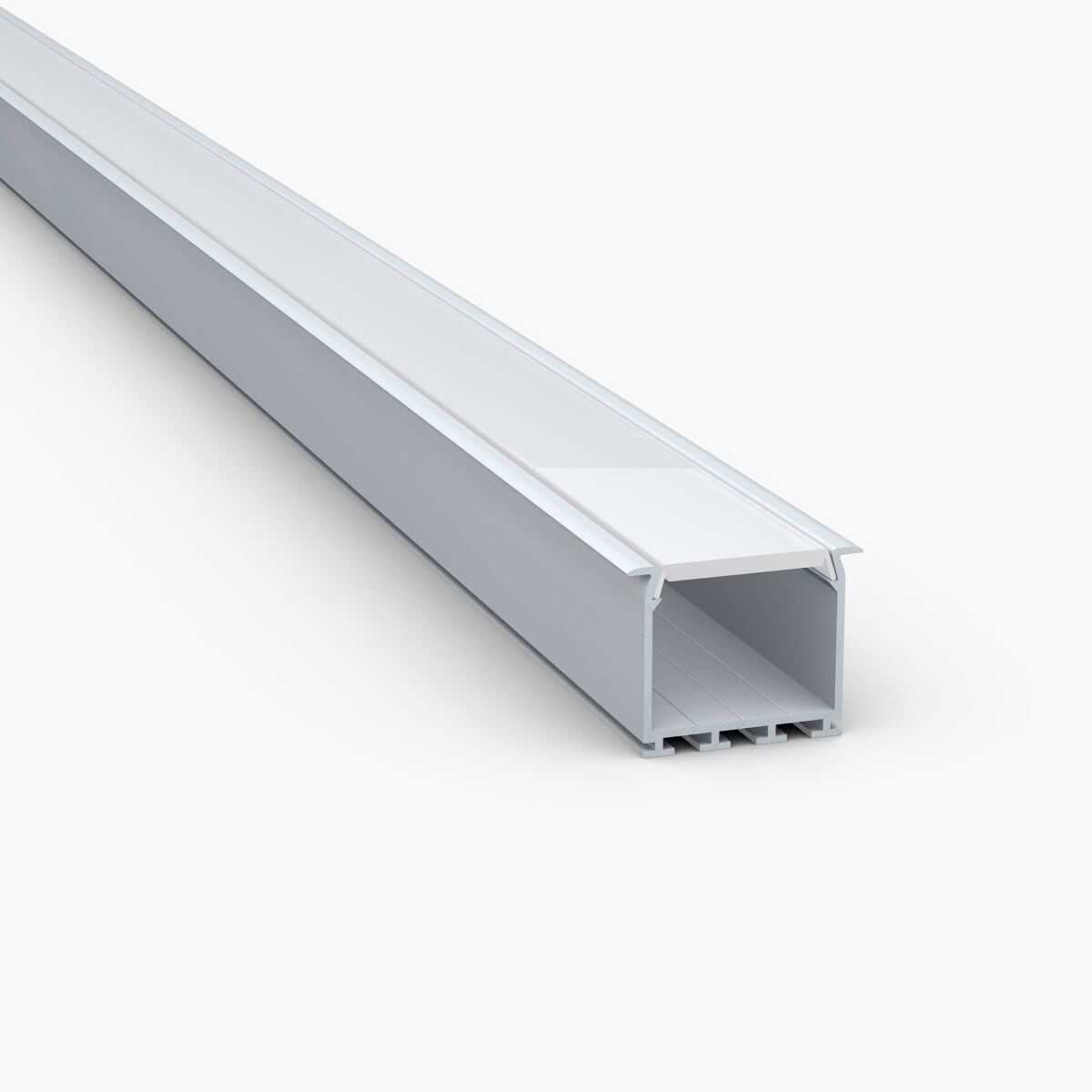LED Alu Profil LOKOM eloxiert, 100cm inkl. Abdecku, 21,40 €