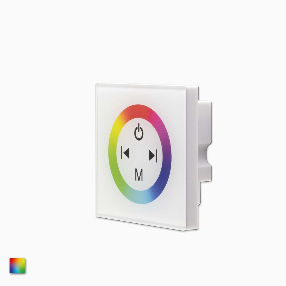 weiße Einbausteuerung für RGB LED Streifen mit 12-, 39,00 €