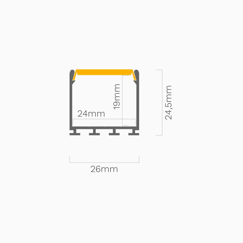 T-Verbinder passend für LED Alu Deckenprofil LIPOD, 28,90 €