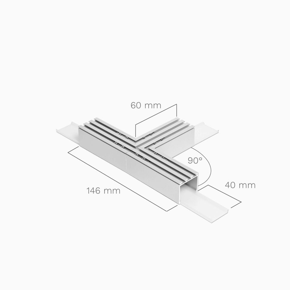 T-Verbinder passend für LED Alu Deckenprofil LIPOD, 28,90 €
