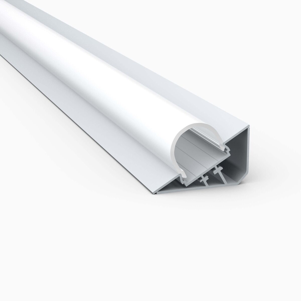 LED Alu Profil LOC-R eloxiert, 250cm inkl. runder , 77,25 €