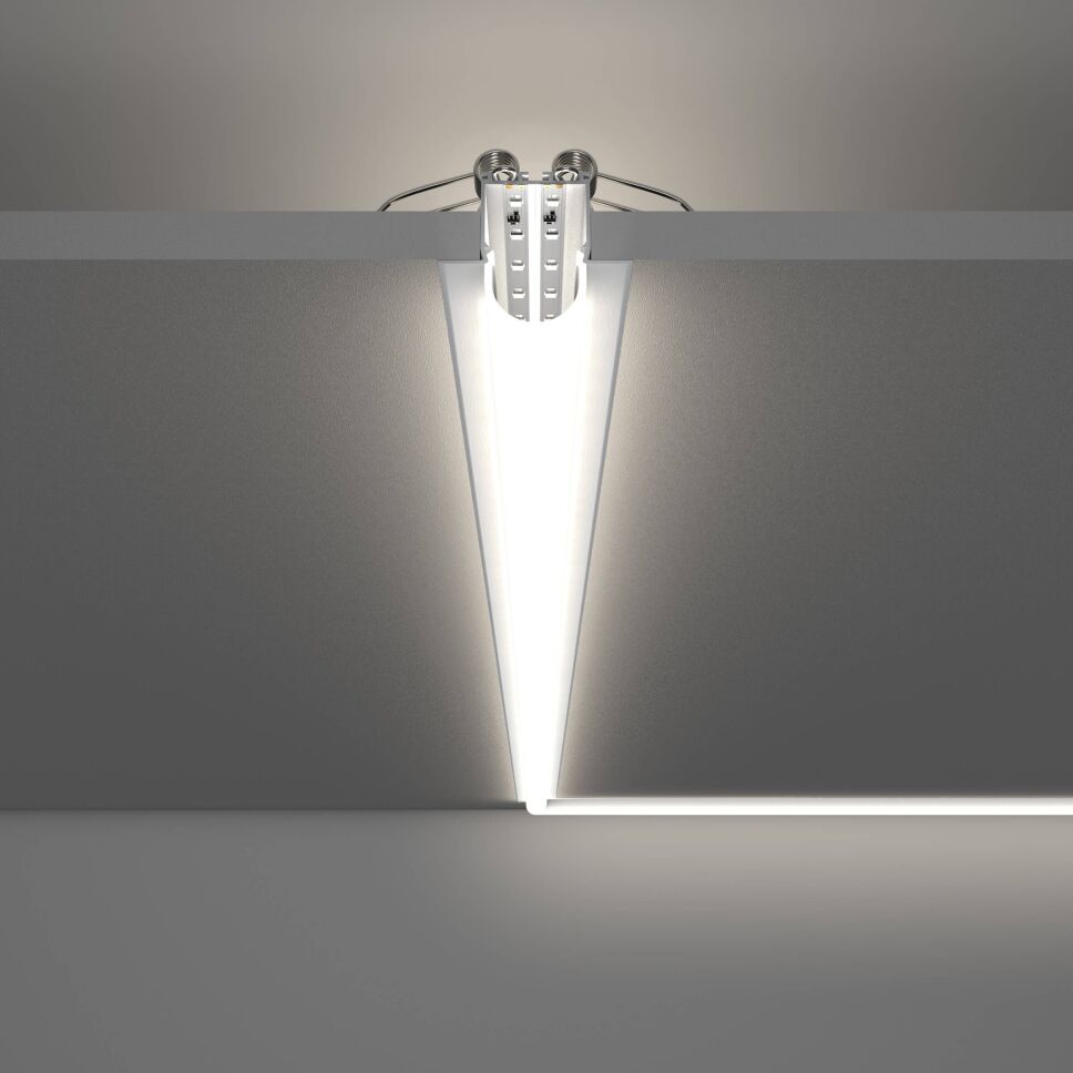 Alu Deckenprofil für LED Streifen mit runder Abd. , 60,80 €