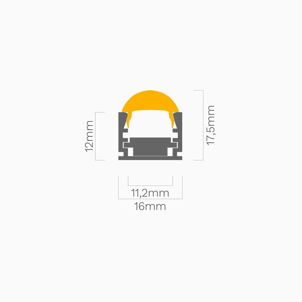LED Deckenprofil mit regulierbarem Abstrahlwinkel,, 66,00 €