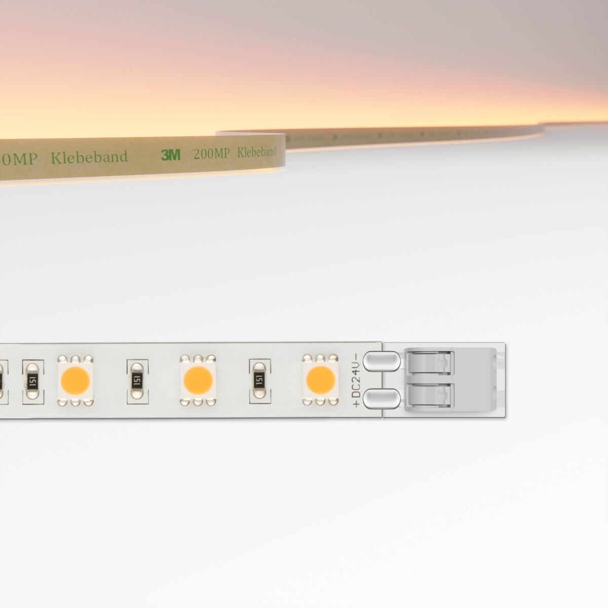 LED Streifen 24V, gelb orangenes Licht Wellenlänge, 90,90 €