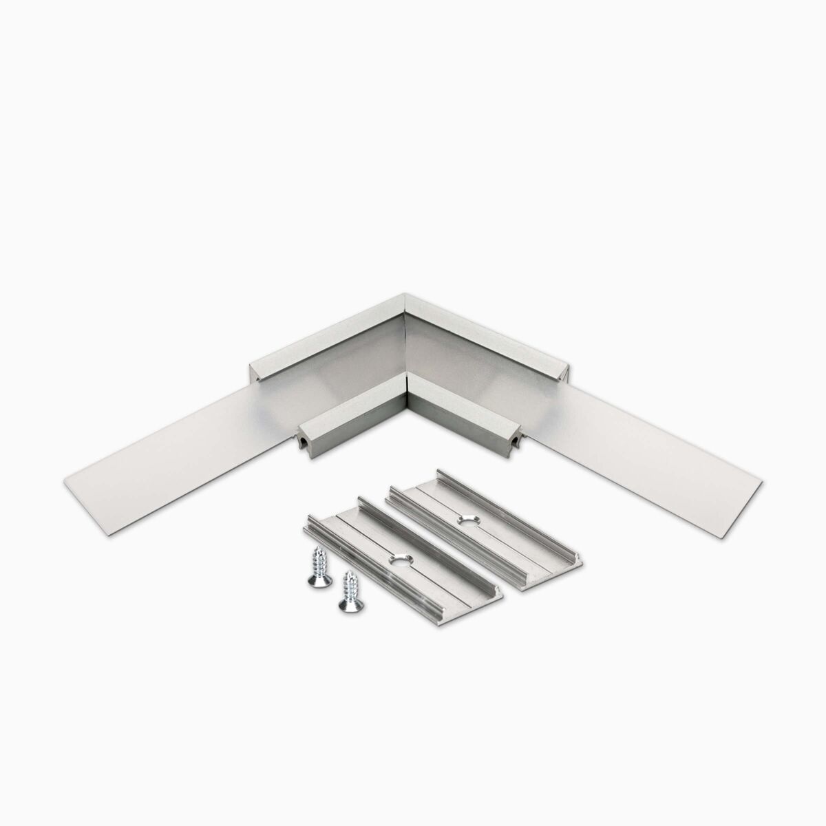 90° Ecklösung für Alu Profil E mit satinierter Abd, 6,90 €