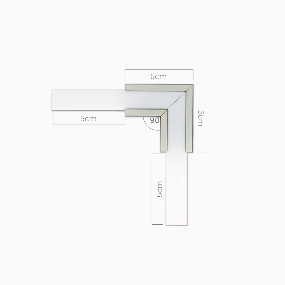 Eckverbinder für Flügelprofil F in elox, klare Abd, 6,90 €