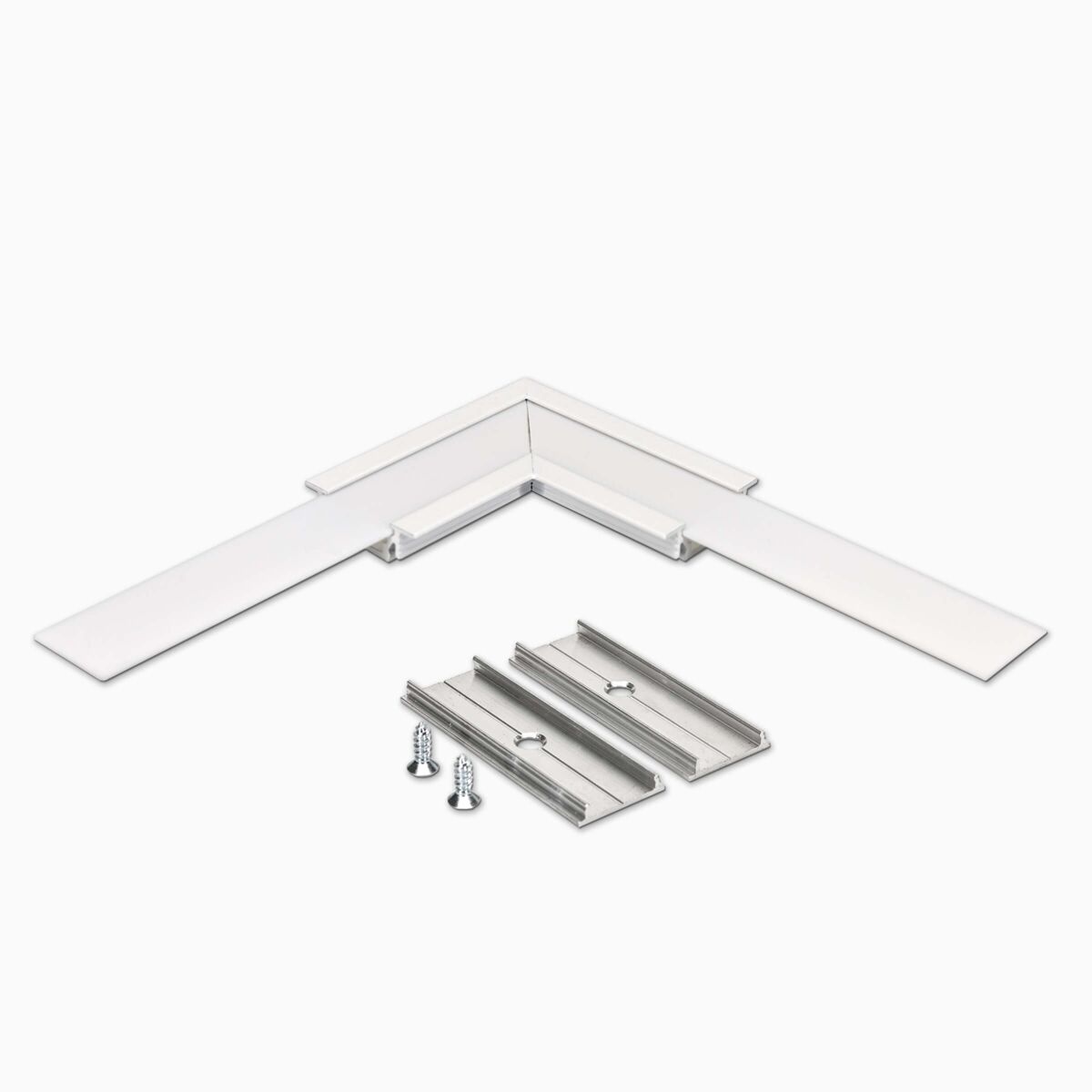 90 Grad Ecke, weiß für Alu Profil F, opale Abdecku, 7,40 €