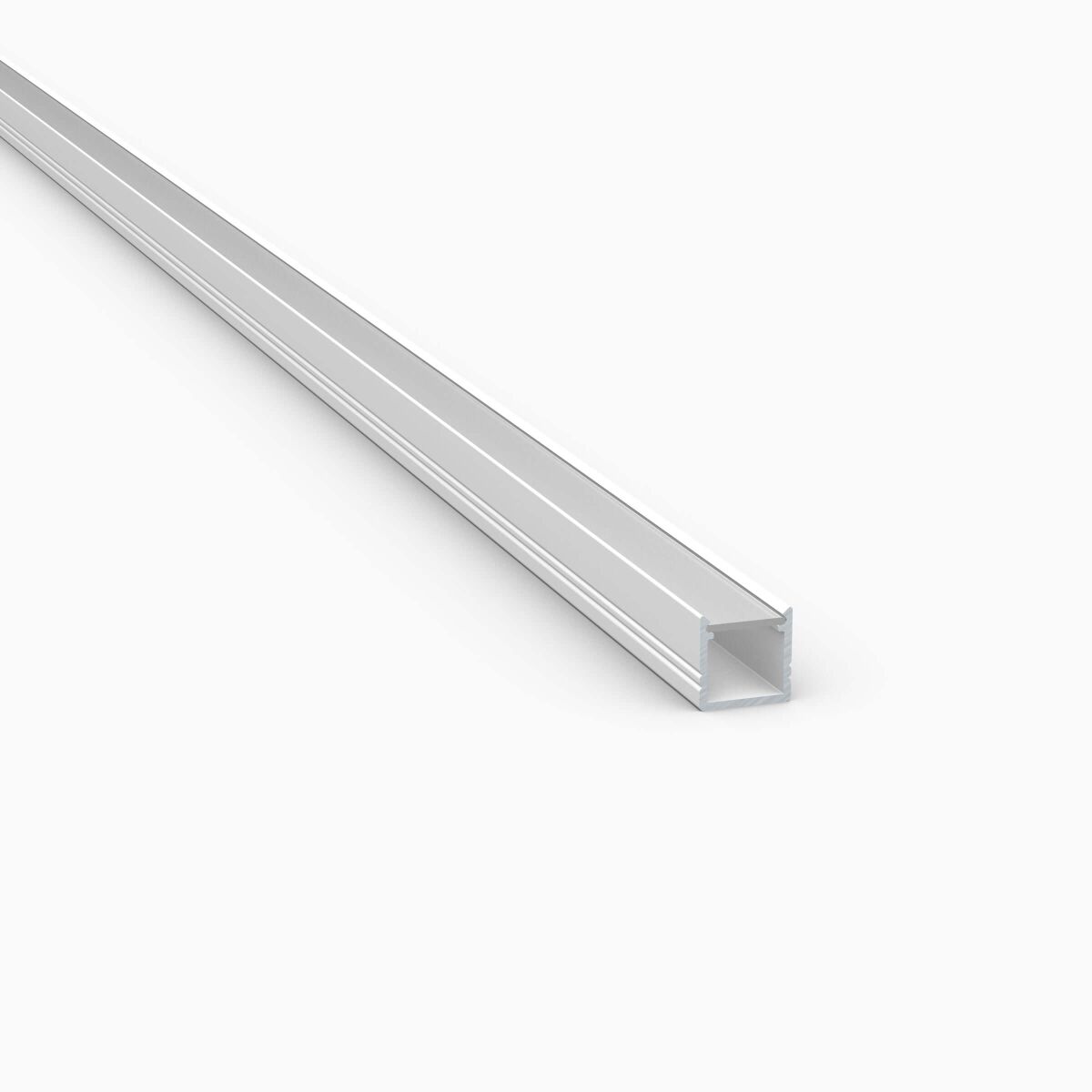 weißes LED Profil für 10mm breite Strips satiniert, 12,00 €