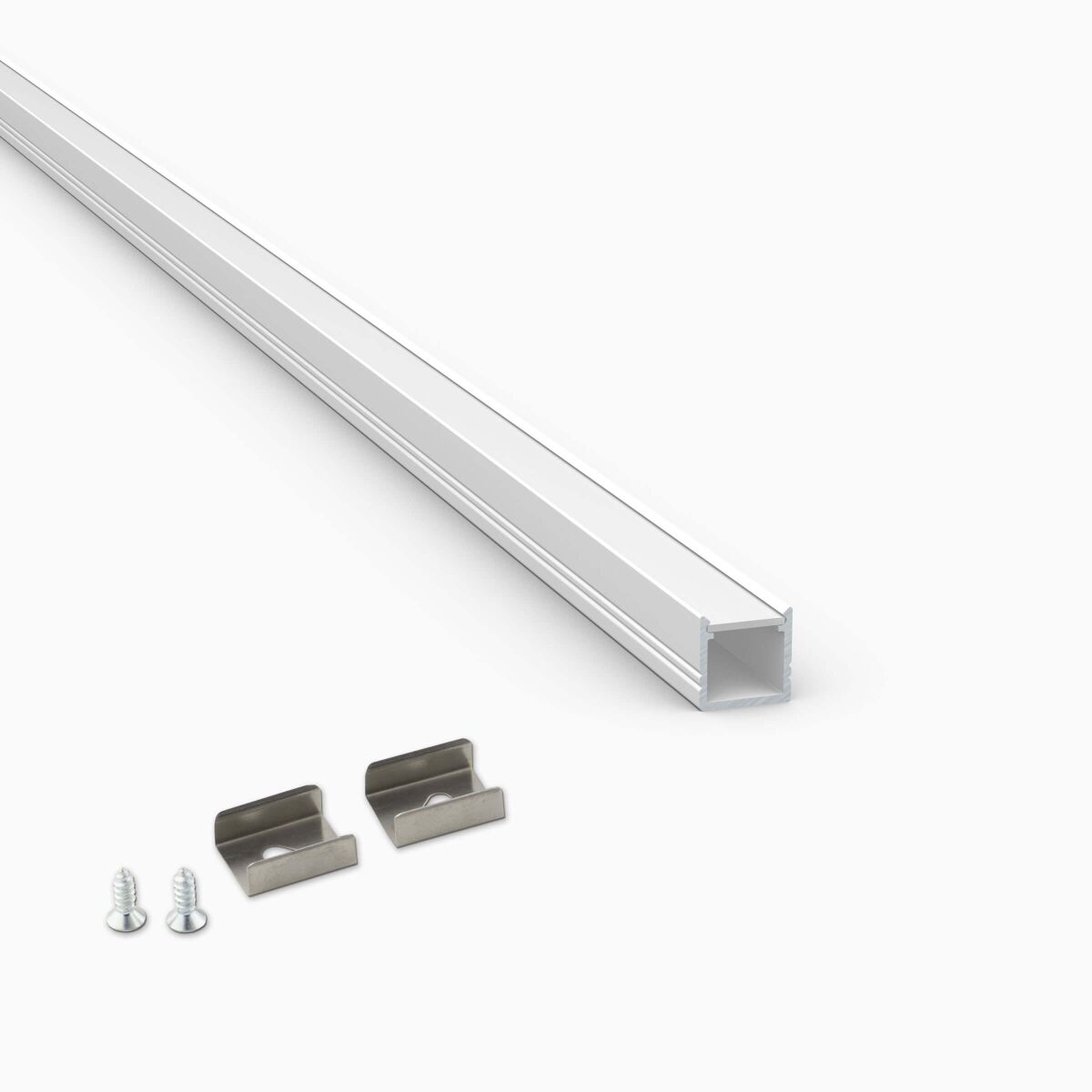 kompaktes LED Profil, weiß RAL9003, opale Abd, 50c, 7,00 €