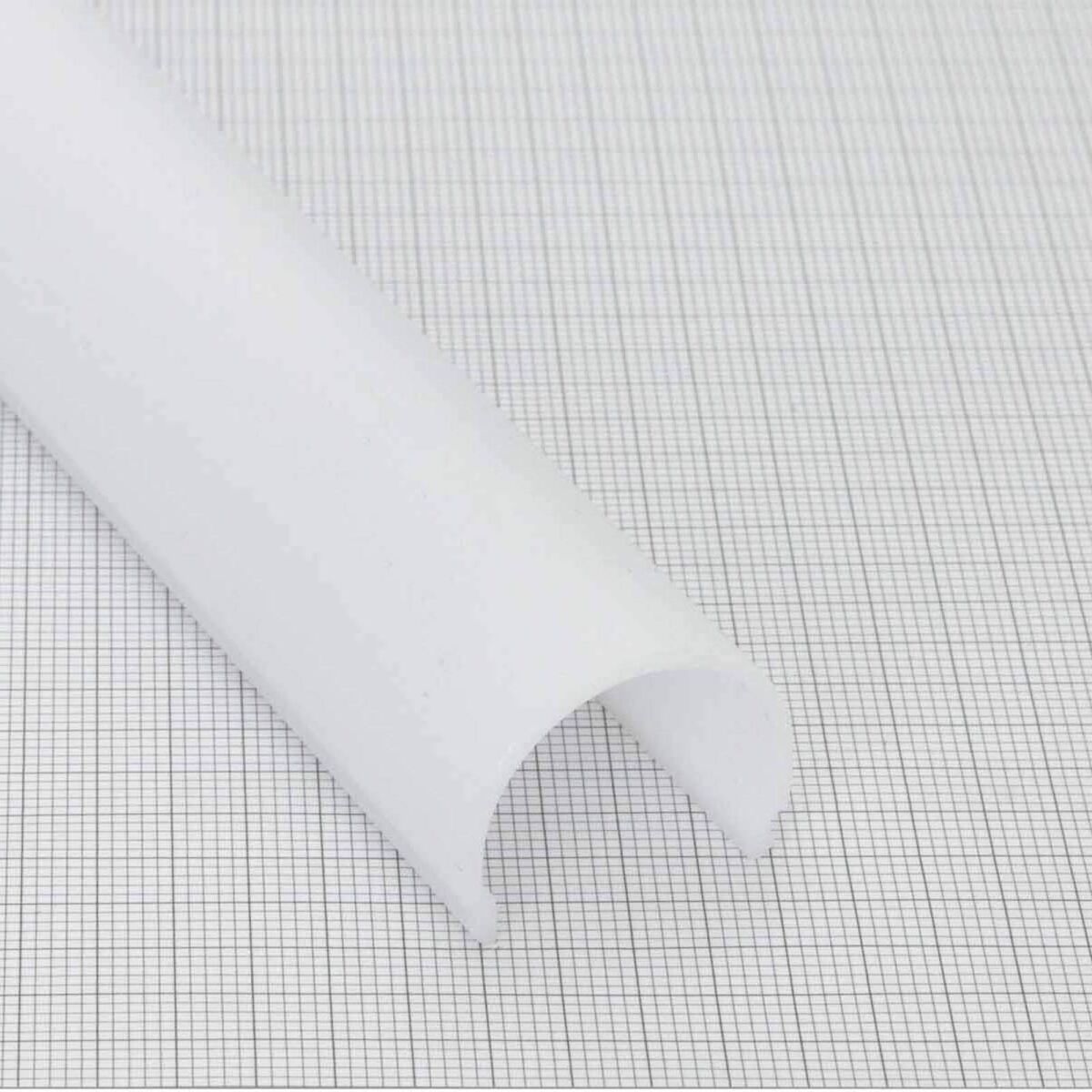 rund weiße Abdeckung für LED Alu Profile, 100cm, 12,90 €