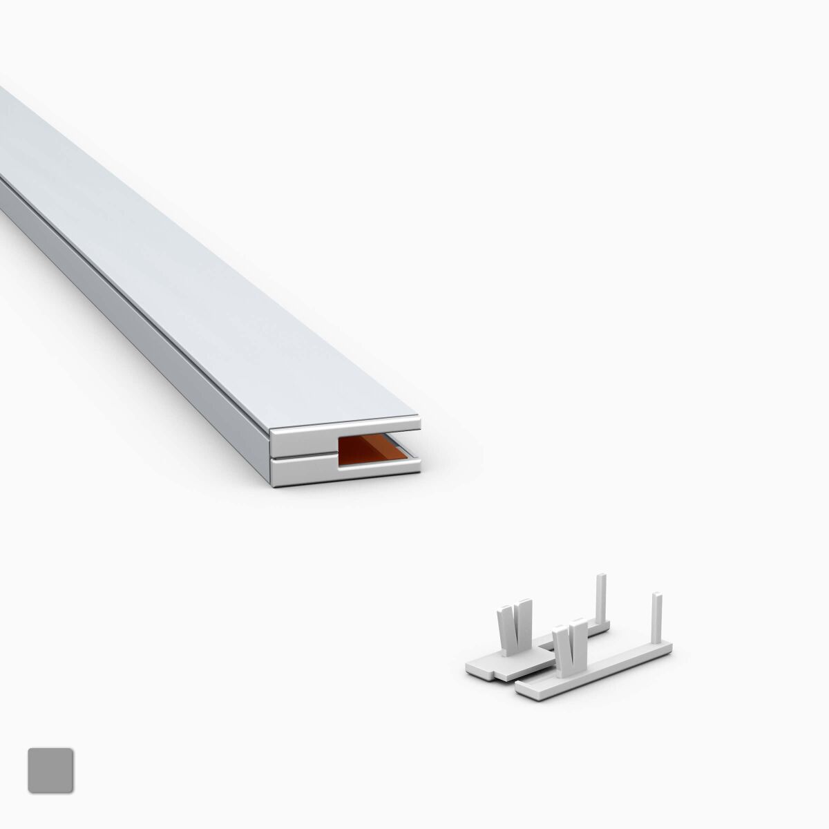 Endkappen für das Glaskantenprofil G5-6, 1,99 €