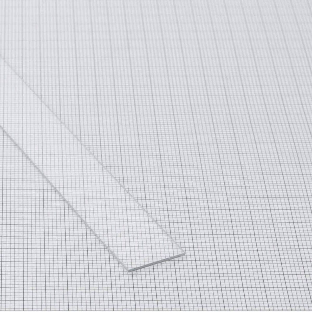 klare Abdeckung zum Einschieben für LED Profile, 0,50 €