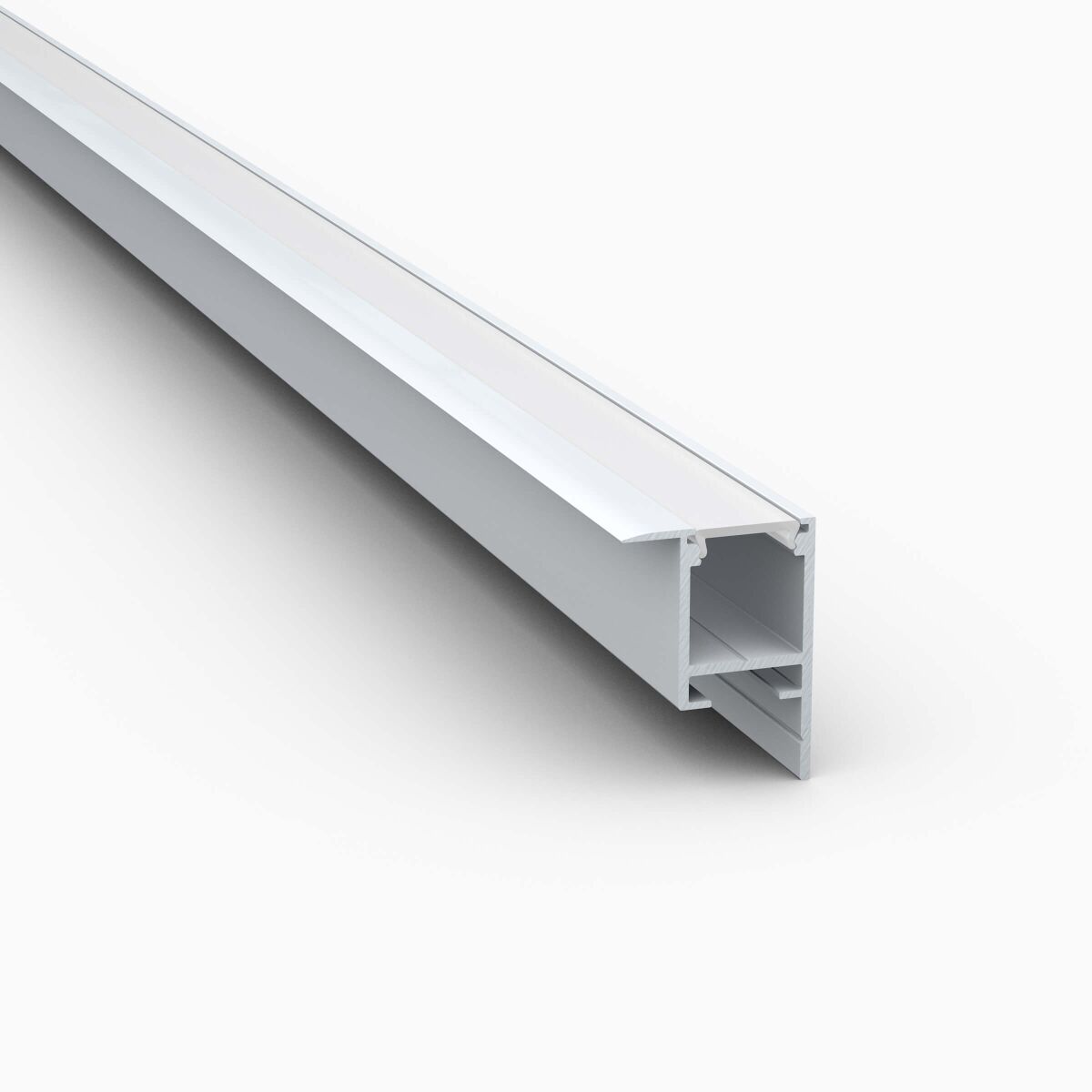 LED Alu Einlassprofil einseitig, opale Abdeckung, , 31,25 €