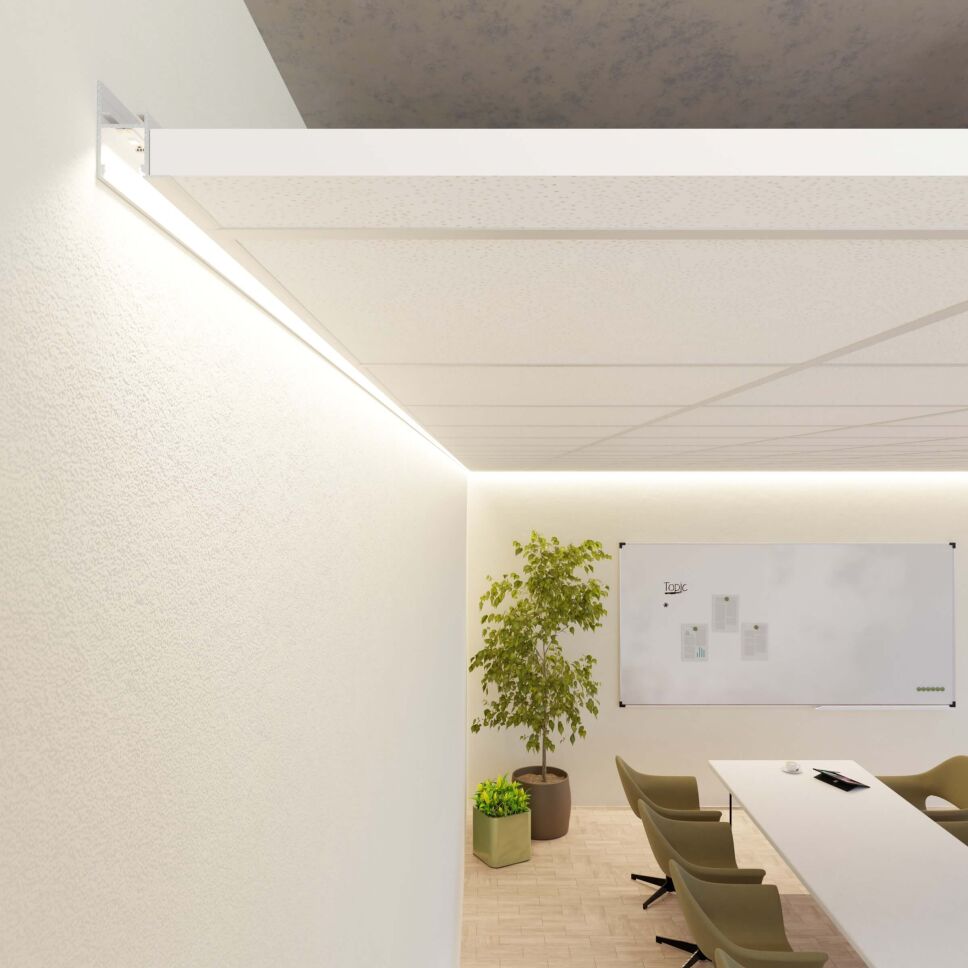 LED Alu Umrandungs-Profil mit klarer Abdeckung, 15, 18,75 €