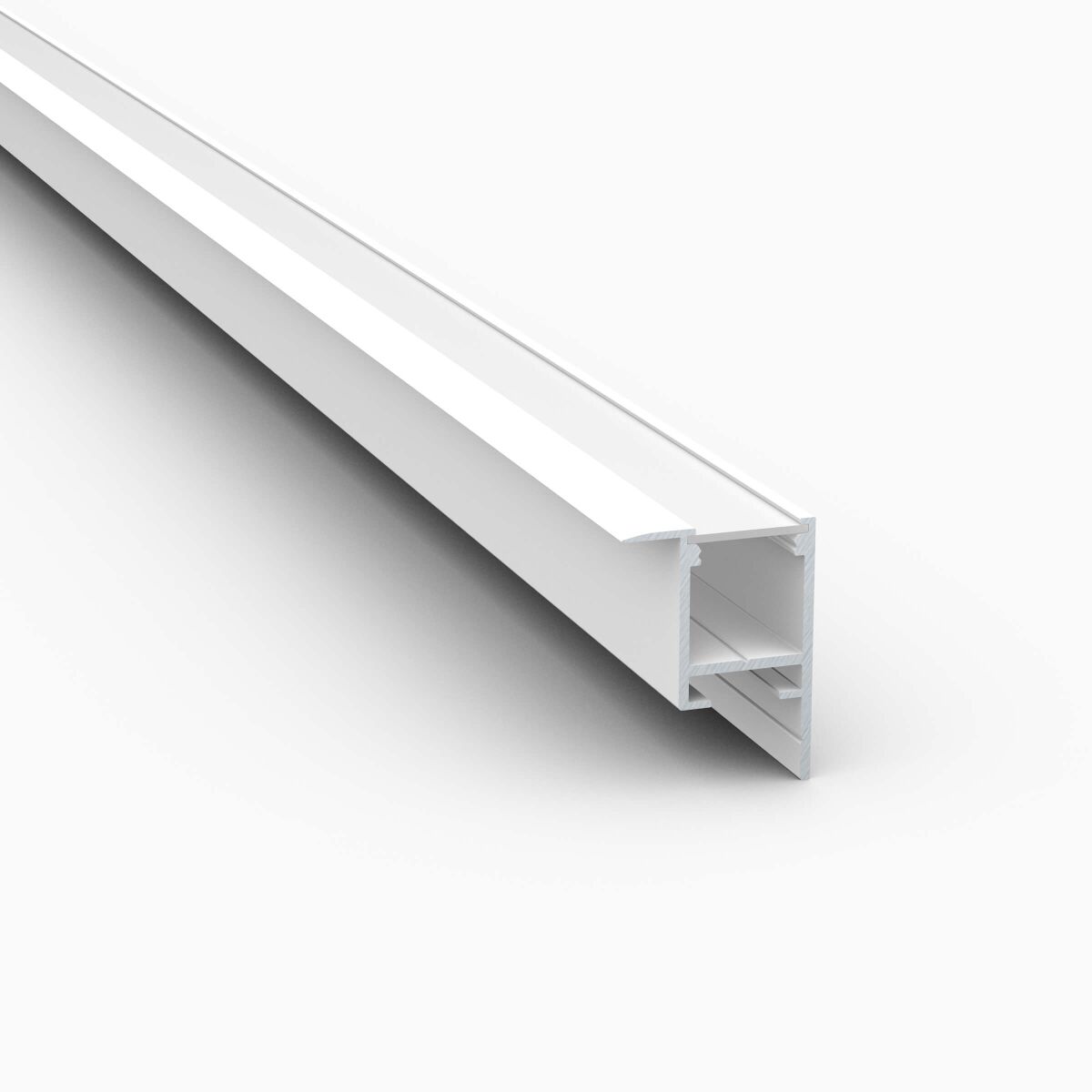LED Alu Leuchtkranz Profil in weiß RAL 9003, opal,, 7,50 €