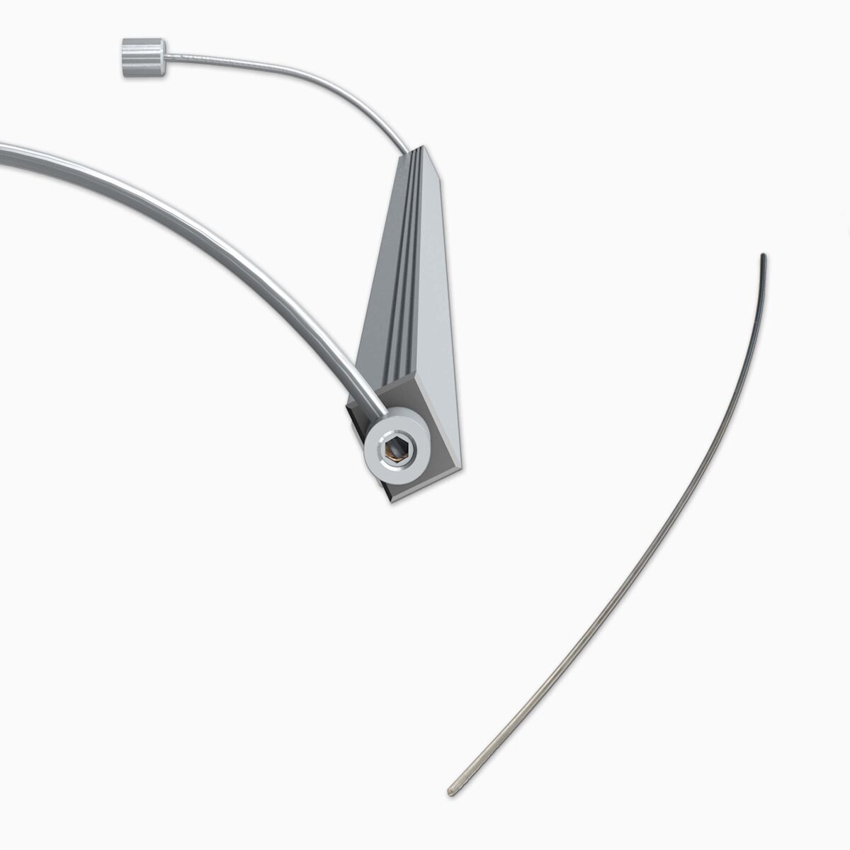 Metallstab zum Abhängen von LED Alu Profilen, 1,99 €