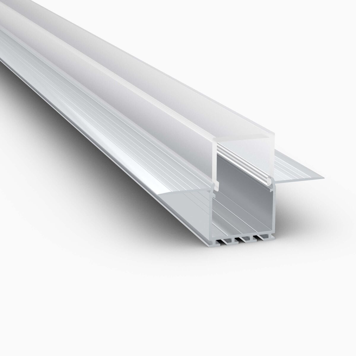 LED Profil mit eckiger weißer Abdeckung für Rigips, 80,70 €