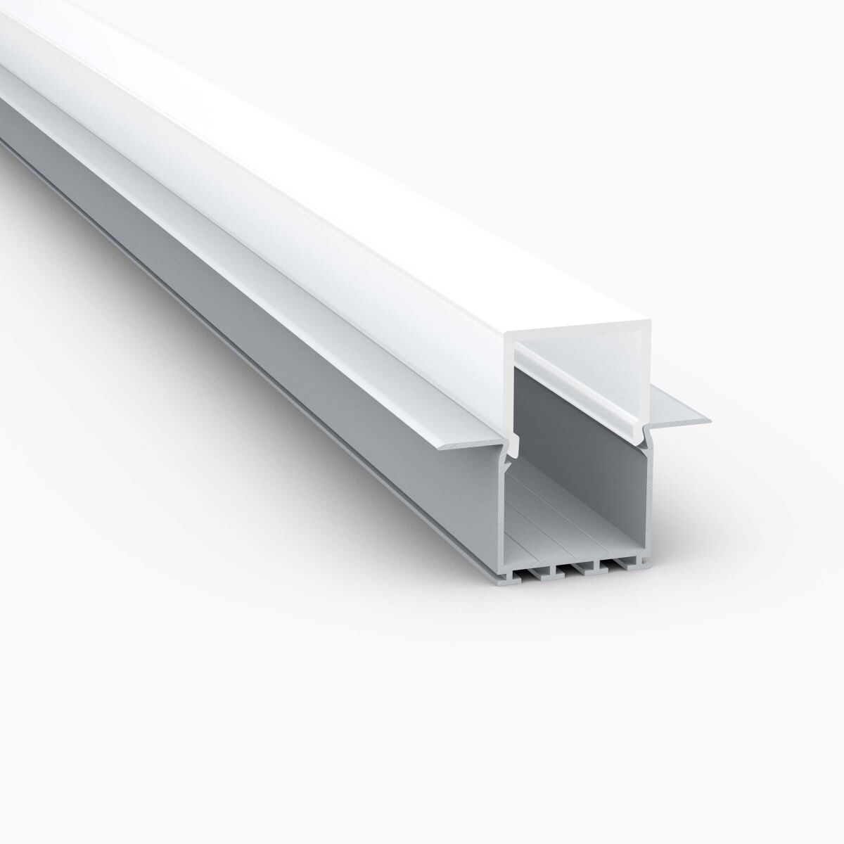 Alu Einbau-Profil für 2 LED Streifen, opale Abd. 2, 78,50 €