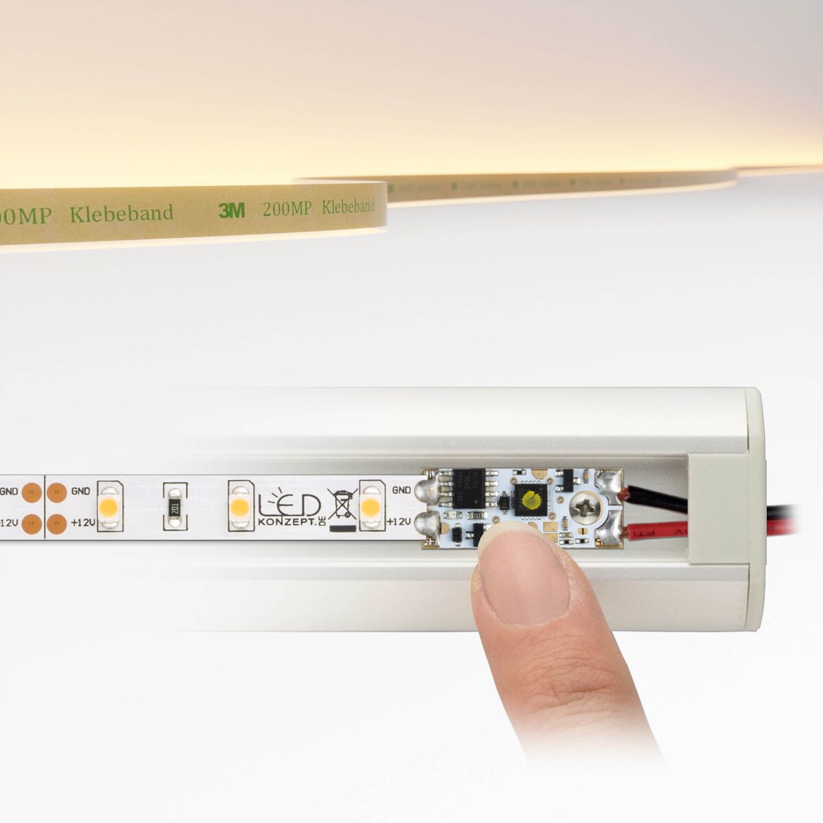 LED Streifen 12V warmweiß 4W/m, 2700K, CRI-90, 50c, 20,20 €